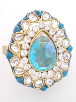 Kundan Finger Ring